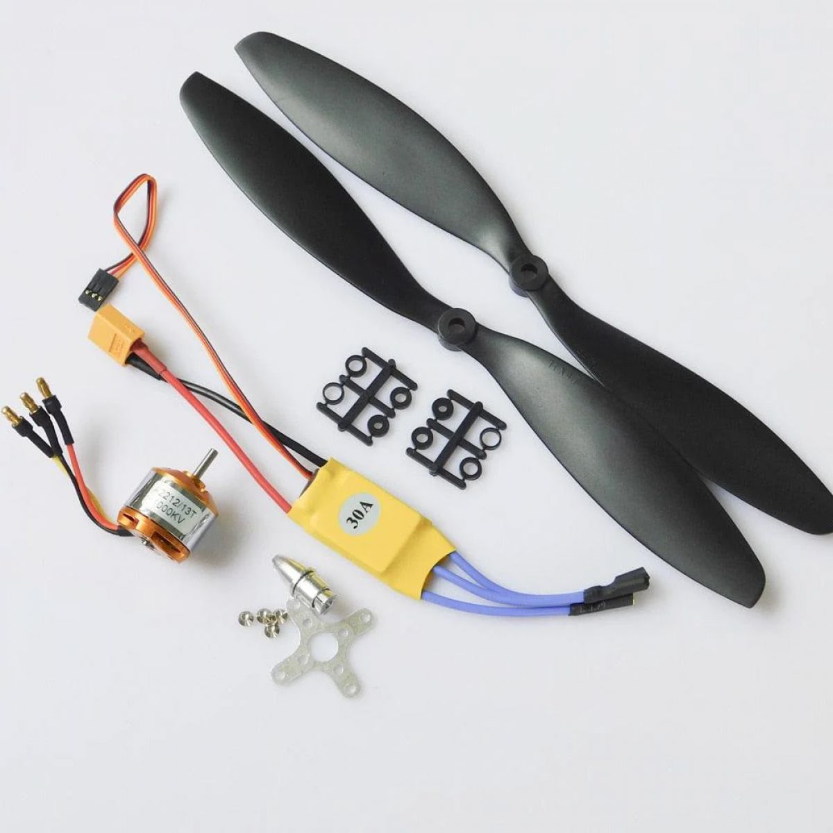 Бесколлекторный мотор Sida XXD A2212 KV930/1000/1400/2200 + 30A ESC + 1045 пропеллер комплект Бесколлекторный мотор Sida XXD A2212 KV930/1000/1400/2200 + 30A ESC + 1045 пропеллер комплект