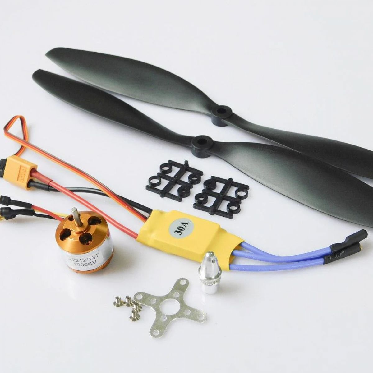 Бесколлекторный мотор Sida XXD A2212 KV930/1000/1400/2200 + 30A ESC + 1045 пропеллер комплект Бесколлекторный мотор Sida XXD A2212 KV930/1000/1400/2200 + 30A ESC + 1045 пропеллер комплект