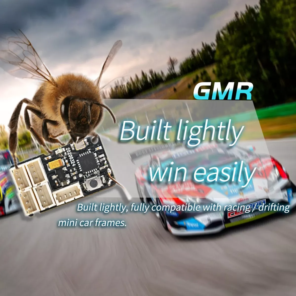 Приёмник FLYSKY GMR 2.4GHz 4CH AFHDS 3 PWM для радиоуправляемых авто, совместим с NB4/NB4 Lite Приёмник FLYSKY GMR 2.4GHz 4CH AFHDS 3 PWM для радиоуправляемых авто, совместим с NB4/NB4 Lite