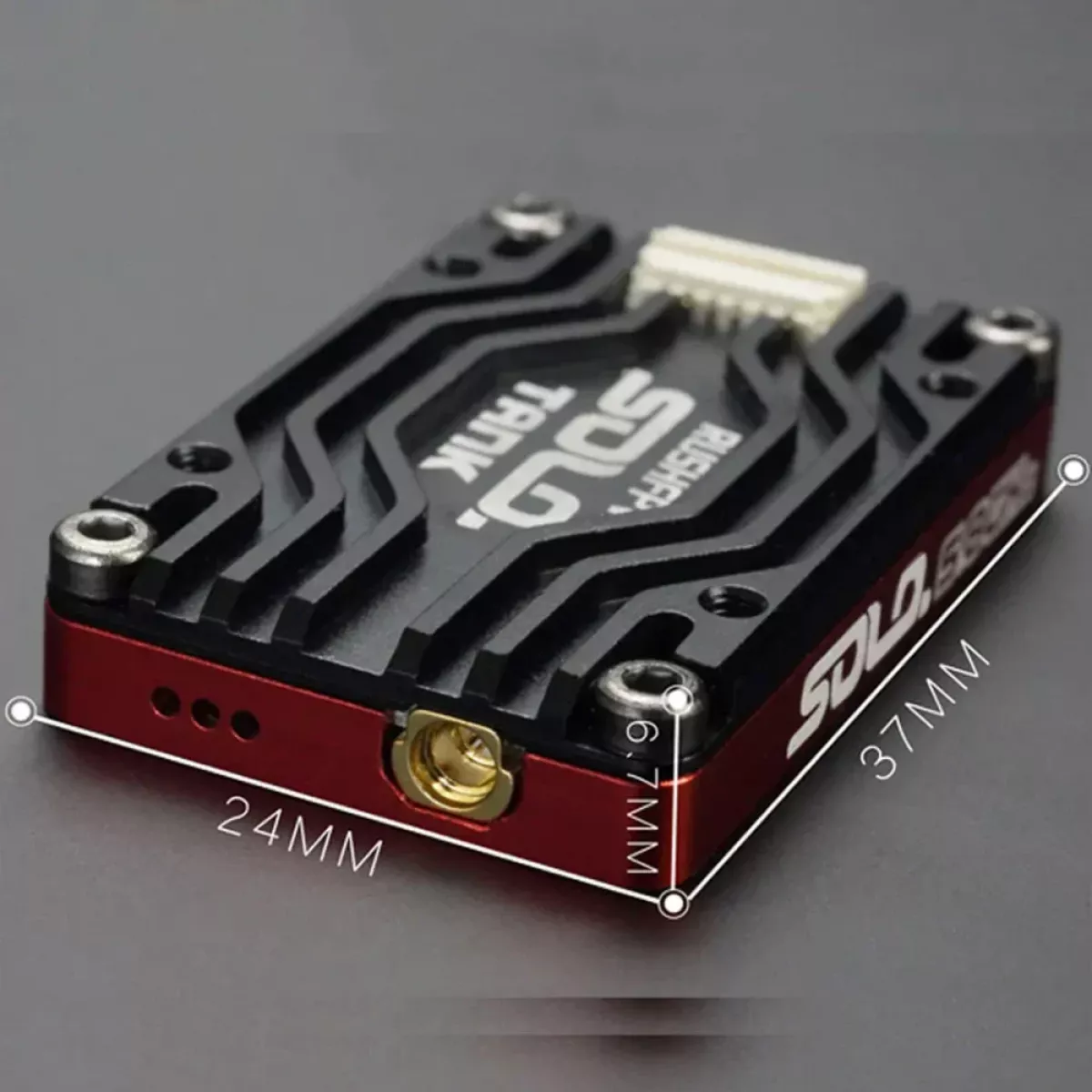 RUSHFPV RUSH TANK SOLO 1.6W 5.8G VTX 48CH, PitMode, 25/400/800/1600мВт, 2-6S, микрофон, FPV дальнего действия RUSHFPV RUSH TANK SOLO 1.6W 5.8G VTX 48CH, PitMode, 25/400/800/1600мВт, 2-6S, микрофон, FPV дальнего действия