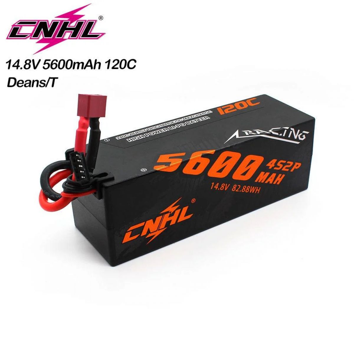 Аккумулятор CNHL 14.8V 5600mAh LiPo 4S 120C Hard Case Deans для FPV дронов, авто, багги, катеров Аккумулятор CNHL 14.8V 5600mAh LiPo 4S 120C Hard Case Deans для FPV дронов, авто, багги, катеров