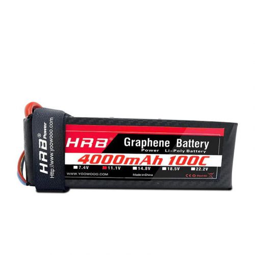 Аккумулятор HRB LiPo 2S-6S 4000mAh 100C Graphene 7.4-22.2V XT90 XT60 Deans T EC5 для RC самолетов, FPV, авто