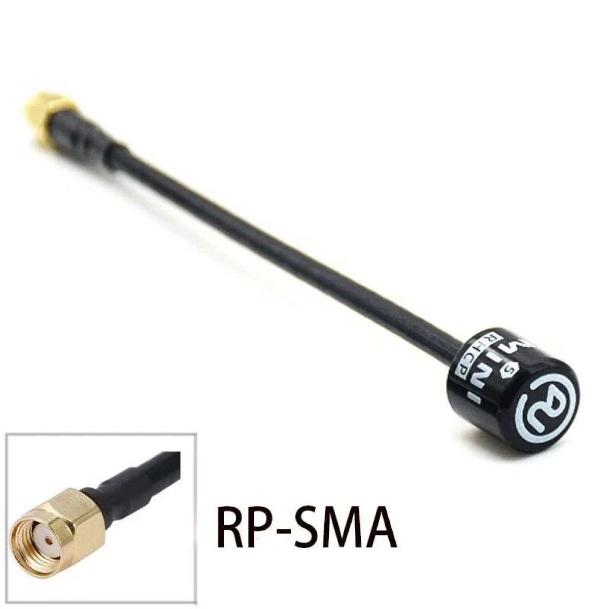Дальнобойная FPV антенна Hammer Mini 2,8dBi RHCP LHCP 5,8G 150мм для дронов гоночных и фристайл Дальнобойная FPV антенна Hammer Mini 2,8dBi RHCP LHCP 5,8G 150мм для дронов гоночных и фристайл