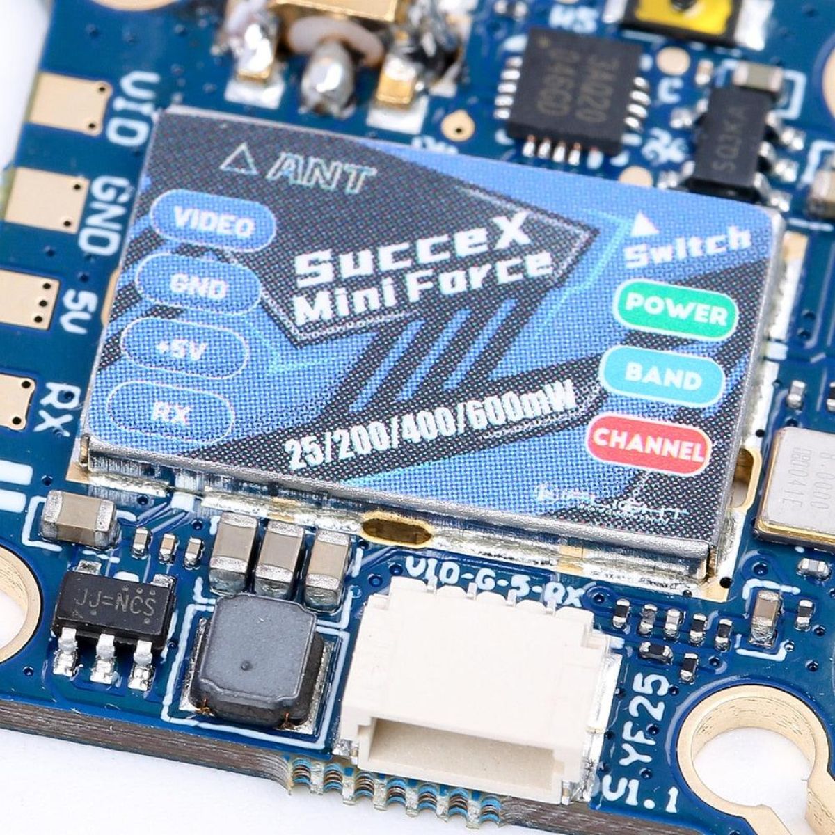 VTX iFlight SucceX Mini Force 5.8ГГц 600мВт, регулируемый, MMCX, для FPV VTX iFlight SucceX Mini Force 5.8ГГц 600мВт, регулируемый, MMCX, для FPV