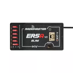 RadioMaster ER5A V2 2.4ГГц ELRS PWM приёмник для авиамоделей — управление до 5 сервоприводов