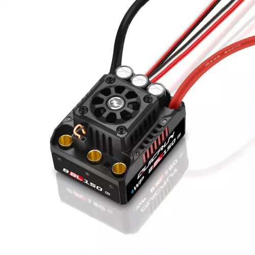 Влагозащищённый ESC HobbyWing QuicRun 8BL150 G2 150A 3-6S для монстров 1/8 и траков