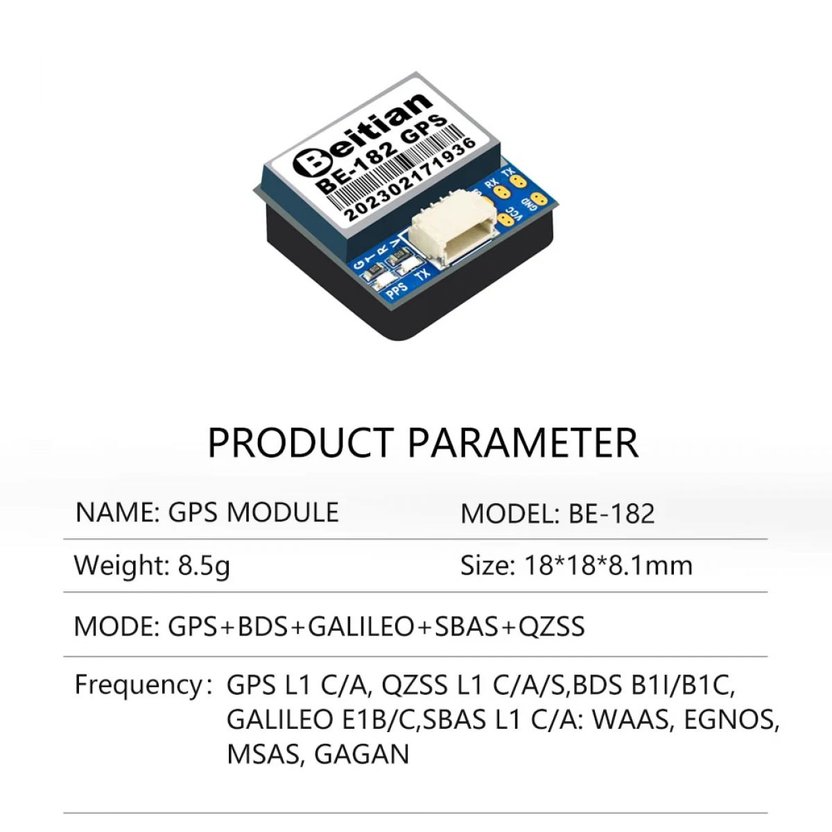 Beitian UBX-M10050 модуль GPS GNSS с антенной для FPV RC дронов PX4 PIX32, контроллер полёта Beitian UBX-M10050 модуль GPS GNSS с антенной для FPV RC дронов PX4 PIX32, контроллер полёта