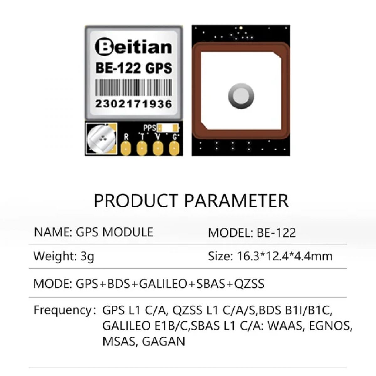Beitian UBX-M10050 модуль GPS GNSS с антенной для FPV RC дронов PX4 PIX32, контроллер полёта Beitian UBX-M10050 модуль GPS GNSS с антенной для FPV RC дронов PX4 PIX32, контроллер полёта