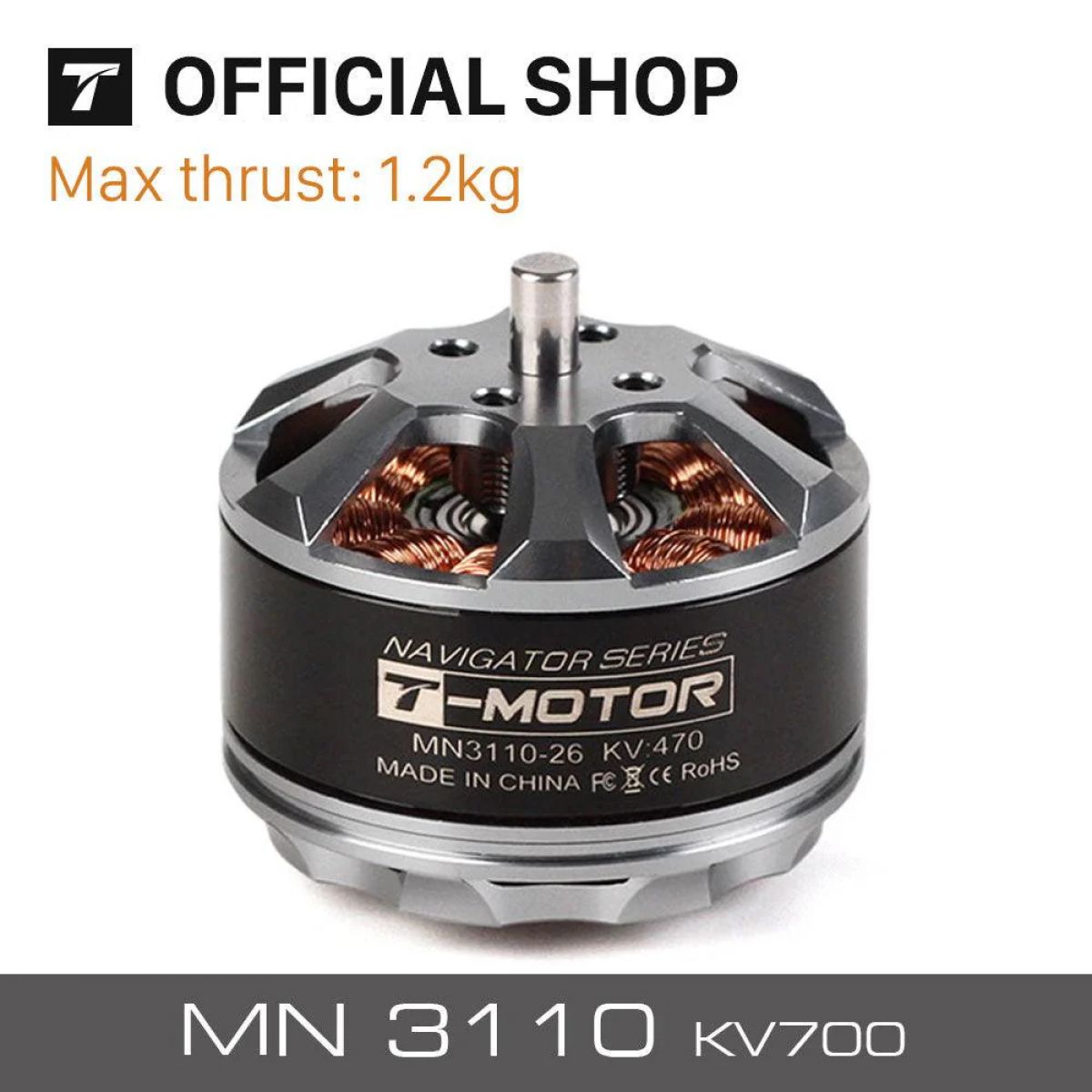Бесколлекторный мотор T-motor MN3110 KV470/700/780 для профессиональных дронов UAV 3S/4S 1.2 кг Бесколлекторный мотор T-motor MN3110 KV470/700/780 для профессиональных дронов UAV 3S/4S 1.2 кг
