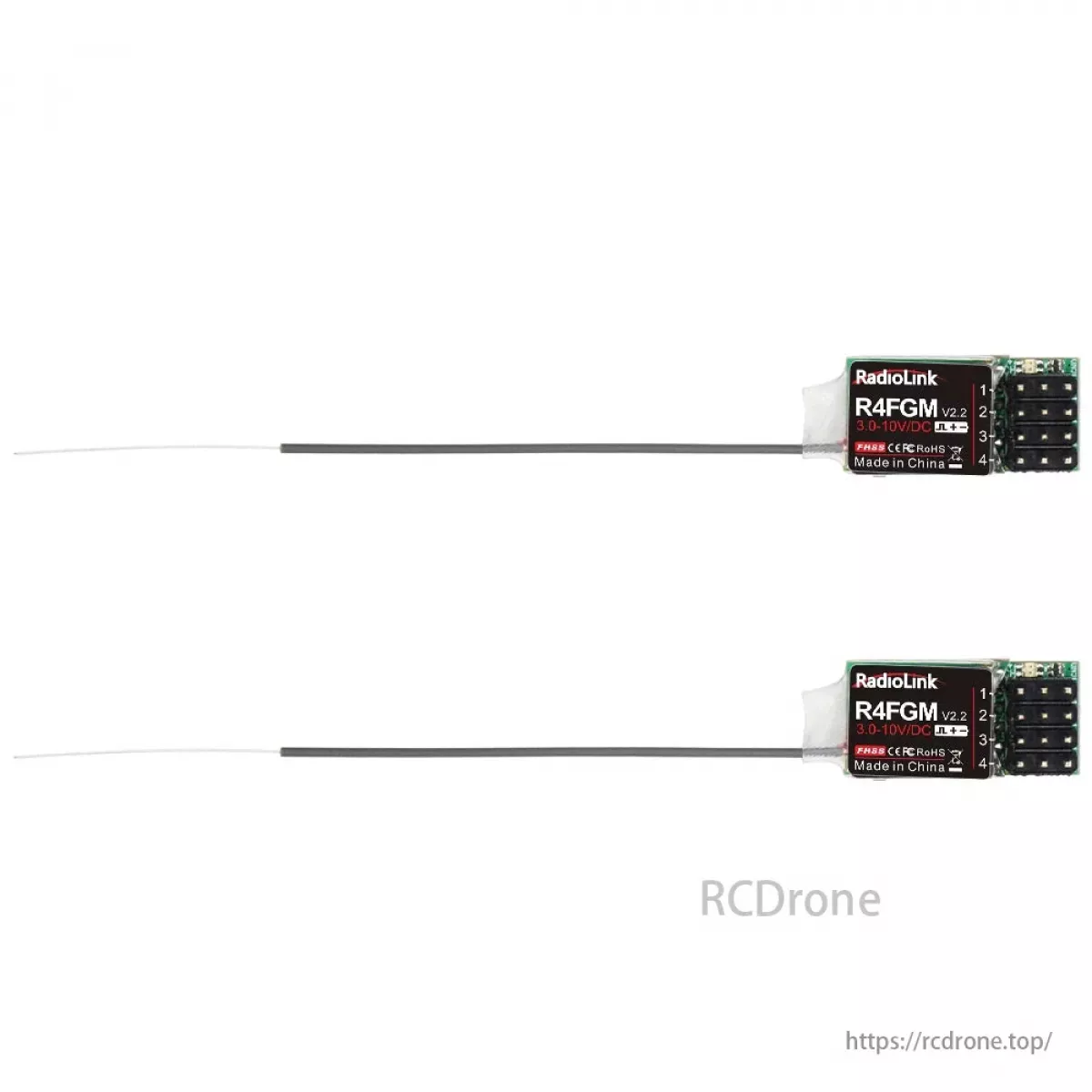 RadioLink R4FGM 4-канальный мини-приёмник с гироскопом для мини RC автомобилей 1:28 RadioLink R4FGM 4-канальный мини-приёмник с гироскопом для мини RC автомобилей 1:28