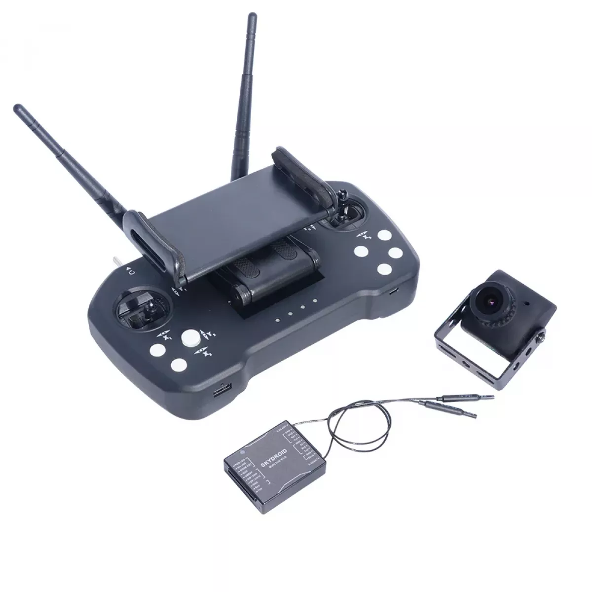 Skydroid T12 – Комплект цифрового 4-в-1 пульта ДУ UAV 2.4GHz, дальность 30 км для агродронов Skydroid T12 – Комплект цифрового 4-в-1 пульта ДУ UAV 2.4GHz, дальность 30 км для агродронов