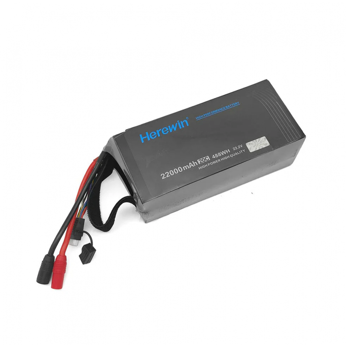 Herewin RC LiPo аккумулятор 6S 22.2В 22000мАч 20C для авто, самолётов, дронов и радиомоделей Herewin RC LiPo аккумулятор 6S 22.2В 22000мАч 20C для авто, самолётов, дронов и радиомоделей