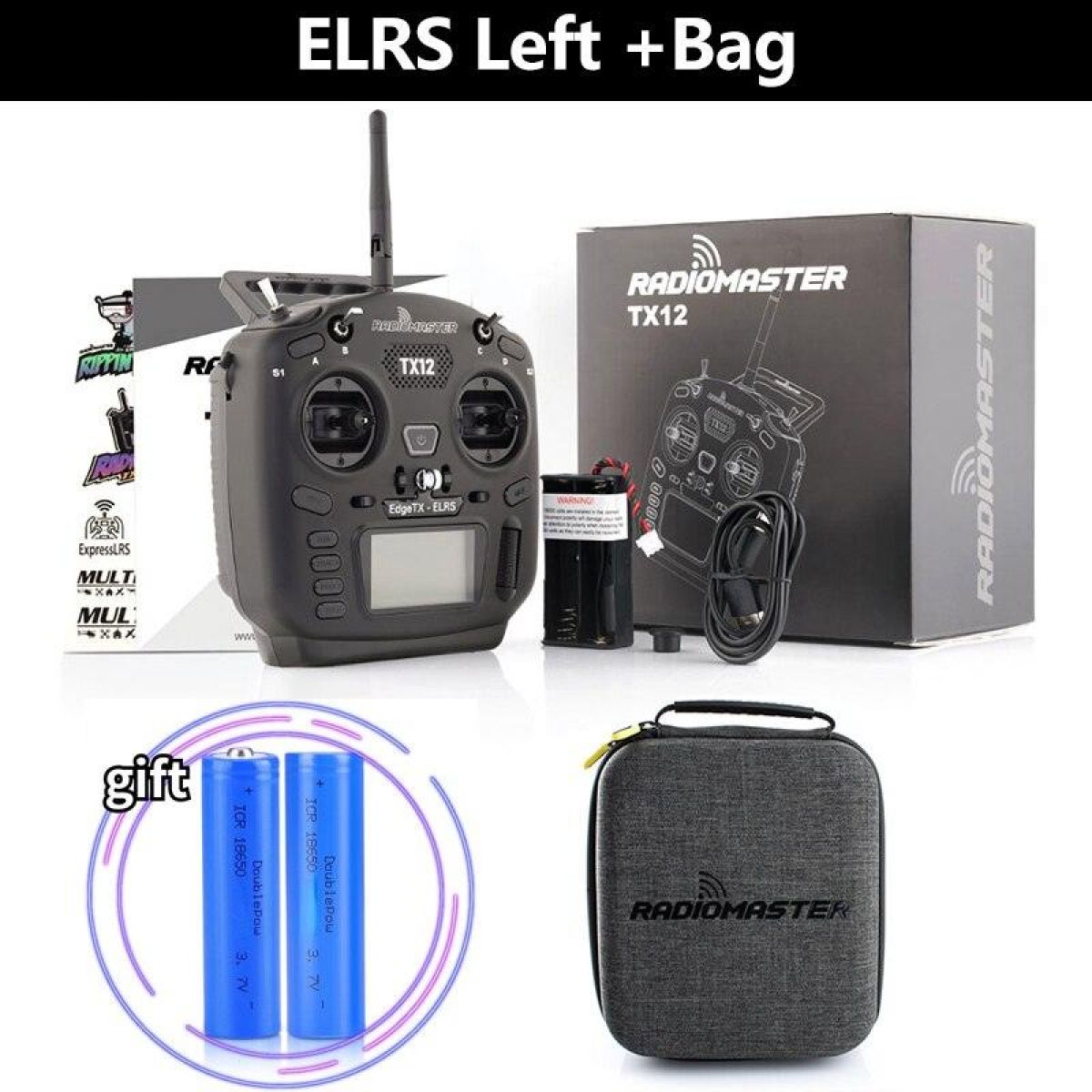Аппаратура управления RadioMaster TX12 MKII ELRS/CC2500 16CH EdgeTX/OpenTX мультипротокол Аппаратура управления RadioMaster TX12 MKII ELRS/CC2500 16CH EdgeTX/OpenTX мультипротокол