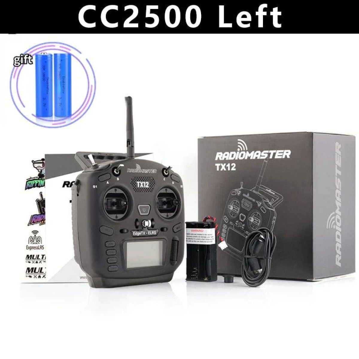Аппаратура управления RadioMaster TX12 MKII ELRS/CC2500 16CH EdgeTX/OpenTX мультипротокол Аппаратура управления RadioMaster TX12 MKII ELRS/CC2500 16CH EdgeTX/OpenTX мультипротокол