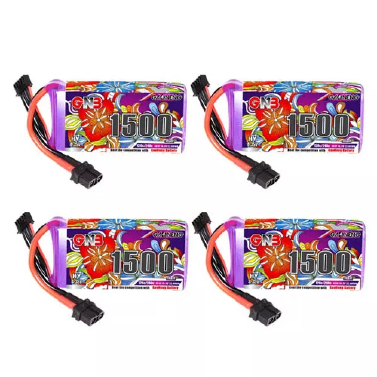 GNB 15.2V 4S HV 1500мАч 120C/240C LiPo аккумулятор для дронов GNB 15.2V 4S HV 1500мАч 120C/240C LiPo аккумулятор для дронов