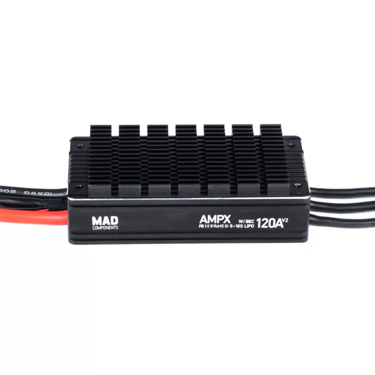 Контроллер MAD AMPX 120A V2.0 ESC для дрона (5-18S) | Высокое напряжение, CAN, RPM управление Контроллер MAD AMPX 120A V2.0 ESC для дрона (5-18S) | Высокое напряжение, CAN, RPM управление
