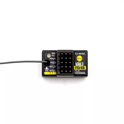 FlySky FGr4B 2.4G 4-канальный приёмник с одной антенной для AFHDS3, для авто и катеров RC