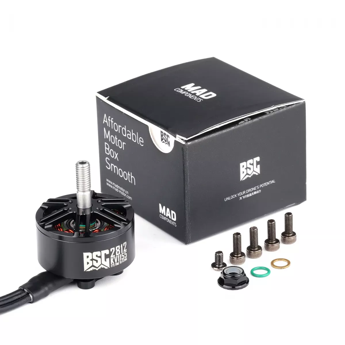 Бесколлекторный мотор MAD BSC2812 для FPV дронов Бесколлекторный мотор MAD BSC2812 для FPV дронов