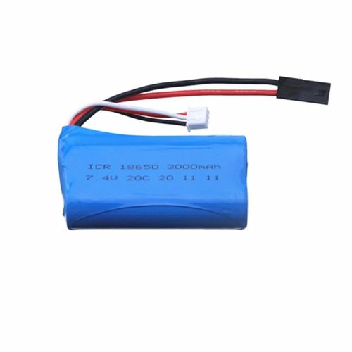 Аккумулятор 7.4V 3000mAh LiPo 18650 для MJX T40/T40C/F39/F49/T39, Syma 822, BG1518/1513/1515