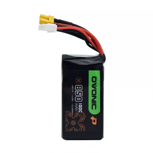 OVONIC 14.8В 4S 850мАч 100C LiPo аккумулятор для дрона с разъёмом XT30/XT60