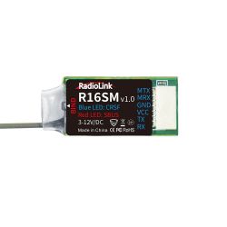 Приёмник RadioLink R16SM на 16 каналов с SBUS/CRSF и встроенной телеметрией