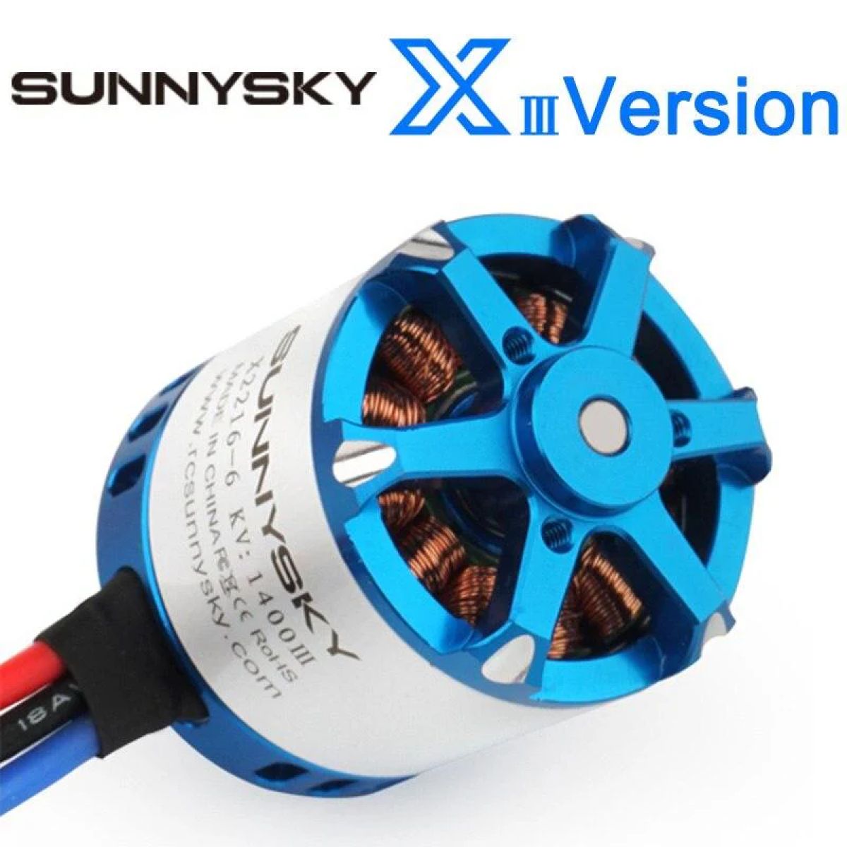 Бесколлекторный мотор SUNNYSKY X2212-III/X2216-III/X2220-III 880KV–2200KV для RC моделей Бесколлекторный мотор SUNNYSKY X2212-III/X2216-III/X2220-III 880KV–2200KV для RC моделей