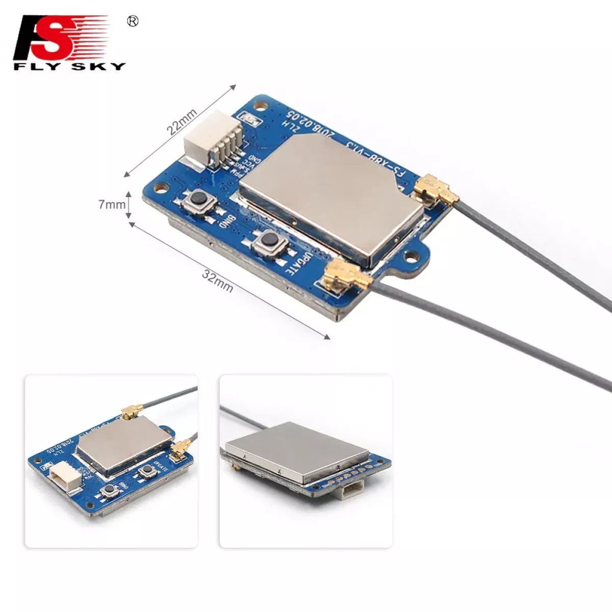 Приёмник Flysky FS-X8B 8CH 2.4G PPM/i-BUS AFHDS 2A для FS-NV14, FS-i6, FS-i6s, FS-i6x, FS-i8, FS-i10 Приёмник Flysky FS-X8B 8CH 2.4G PPM/i-BUS AFHDS 2A для FS-NV14, FS-i6, FS-i6s, FS-i6x, FS-i8, FS-i10
