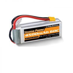 Youme 4S Lipo Аккумулятор 14.8В 4500мАч 50C XT60/XT90/XT150/EC3/EC5 для RC вертолётов, самолётов, дронов