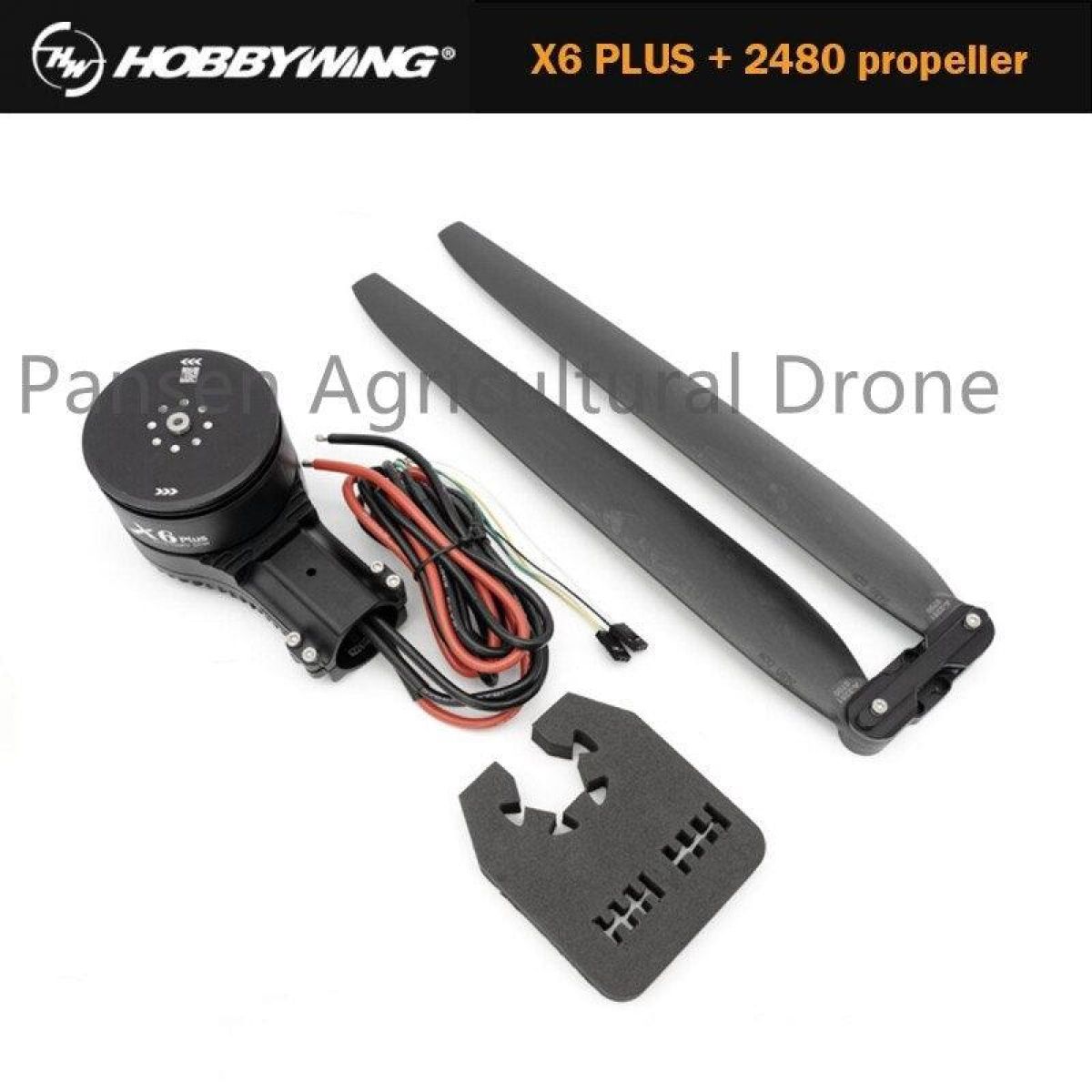 Силовая система Hobbywing X6 для агродрона 10КГ 10Л: мотор, ESC, пропеллер, адаптер 30мм Силовая система Hobbywing X6 для агродрона 10КГ 10Л: мотор, ESC, пропеллер, адаптер 30мм