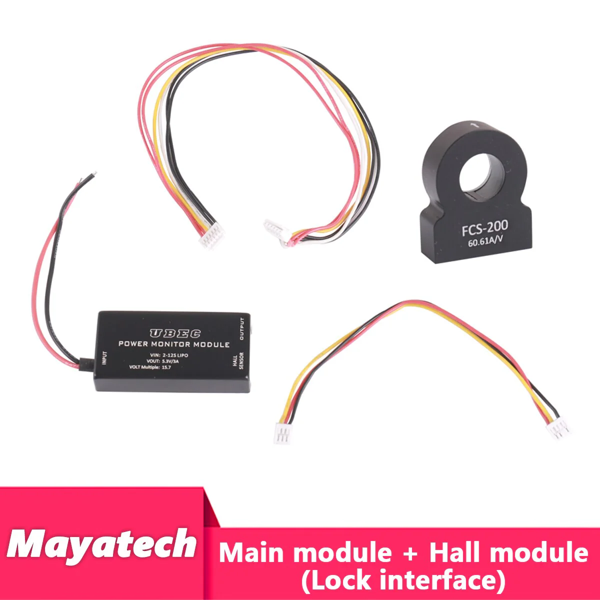 Токовый датчик Hall 200A для APM/Pixhawk, поддержка 12S UBEC, основной и Hall модули Токовый датчик Hall 200A для APM/Pixhawk, поддержка 12S UBEC, основной и Hall модули