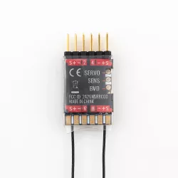 FLYSKY FS-SR8C 8-канальный 2.4G приёмник с двумя антеннами для RC моделей, протокол ANT, FS-ST8