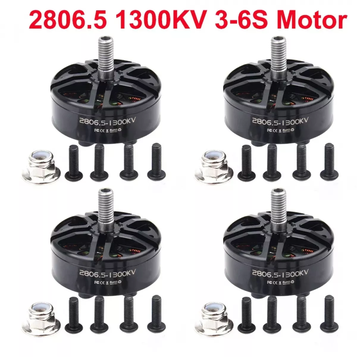 Бесколлекторный мотор 2806.5/2807 1300KV 3-6S для FPV фристайл дронов 7-8" рама APEX Mark4 XL7 Бесколлекторный мотор 2806.5/2807 1300KV 3-6S для FPV фристайл дронов 7-8" рама APEX Mark4 XL7