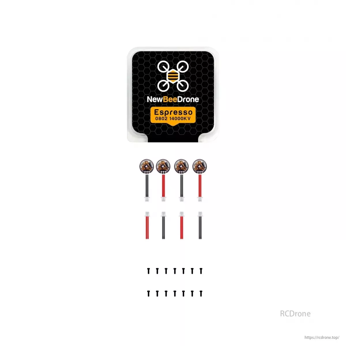 Бесколлекторный мотор NewBeeDrone 0802 14000KV Unibell Espresso для 2S Whoop FPV (набор 4 шт) Бесколлекторный мотор NewBeeDrone 0802 14000KV Unibell Espresso для 2S Whoop FPV (набор 4 шт)