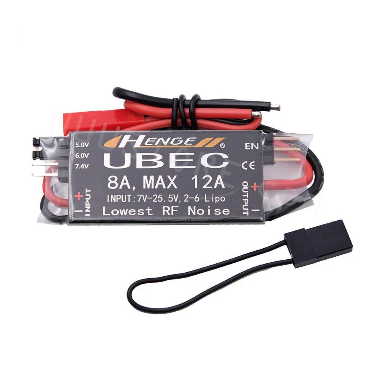 HENGE 8A UBEC: выход 5В/6В 6A/8A, макс. 12A, вход 7-25.5В, 2-6S LiPo/6-16 Ni-Mh, для квадрокоптера HENGE 8A UBEC: выход 5В/6В 6A/8A, макс. 12A, вход 7-25.5В, 2-6S LiPo/6-16 Ni-Mh, для квадрокоптера