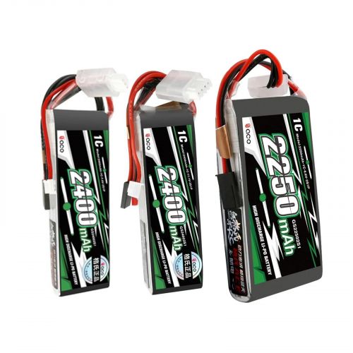Аккумулятор Gens ace 2250/2400mAh 6.6V/7.4V/11.1V 2S/3S LiFe с разъёмом BBL1 Futaba 3P для 4PLS T8J