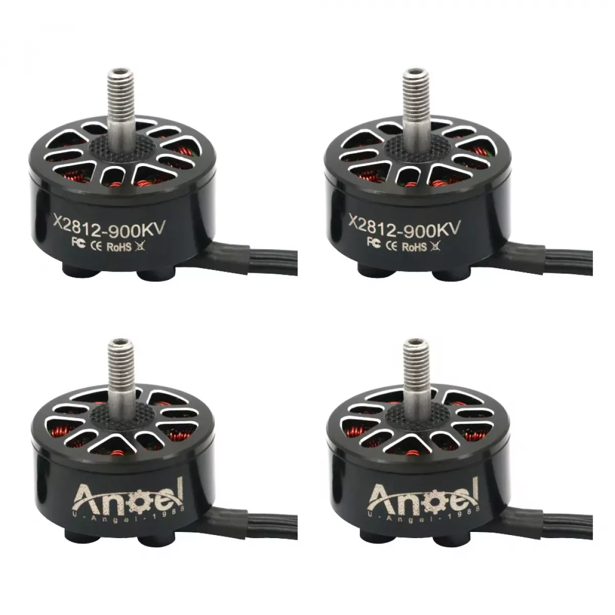 Набор 4шт X2812 900KV/1115KV бесколлекторные моторы для 7-9" FPV дронов и авиамоделей 3-6S Набор 4шт X2812 900KV/1115KV бесколлекторные моторы для 7-9" FPV дронов и авиамоделей 3-6S