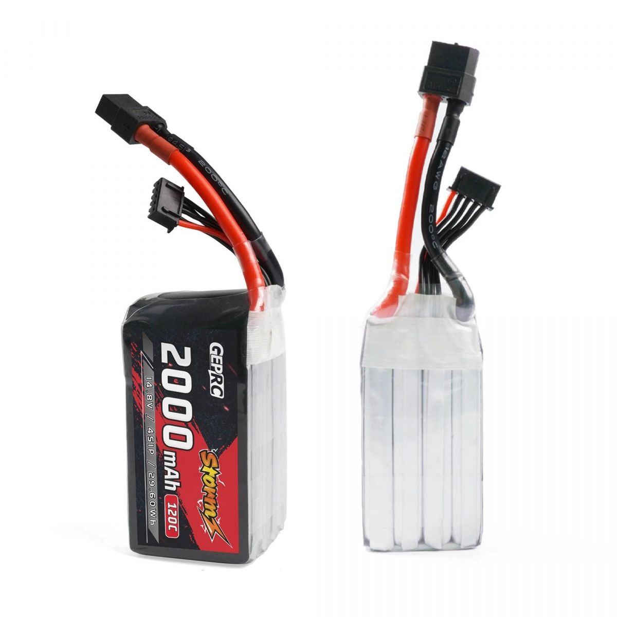 GEPRC Storm 4S 2000мАч 120C LiPo аккумулятор для 3-5" FPV квадрокоптеров и дронов Freestyle GEPRC Storm 4S 2000мАч 120C LiPo аккумулятор для 3-5" FPV квадрокоптеров и дронов Freestyle