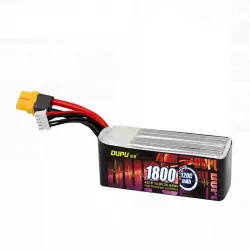 Аккумулятор DUPU 4S/6S 1800mAh 120C LiPo для FPV дрона с разъемом XT60