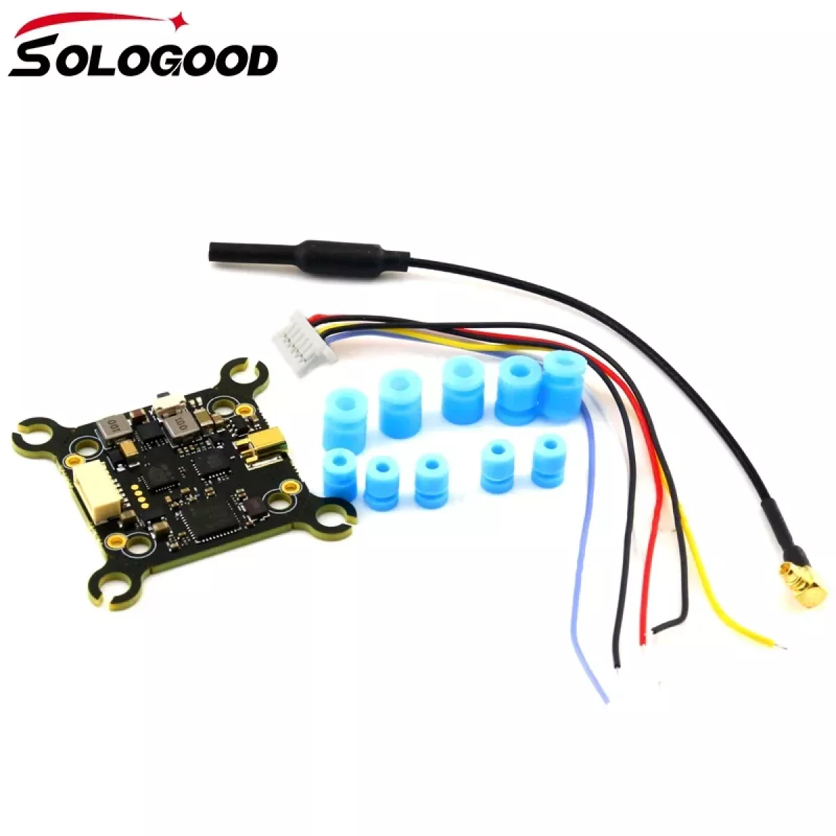 SoloGood 5.8G 1Вт 48Каналов VTX — Видеопередатчик, антенна Cherry, питание 7-26В, мощность до 1000мВт SoloGood 5.8G 1Вт 48Каналов VTX — Видеопередатчик, антенна Cherry, питание 7-26В, мощность до 1000мВт