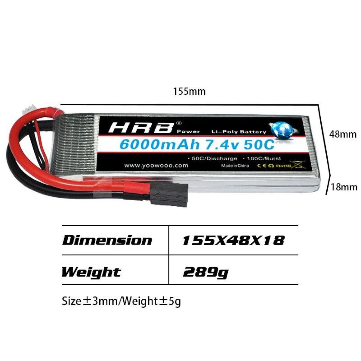 HRB 2S Lipo аккумулятор 7.4V 6000mAh 60C XT60 T EC2 EC3 EC5 XT90 XT30 для RC авто, лодок, дронов HRB 2S Lipo аккумулятор 7.4V 6000mAh 60C XT60 T EC2 EC3 EC5 XT90 XT30 для RC авто, лодок, дронов