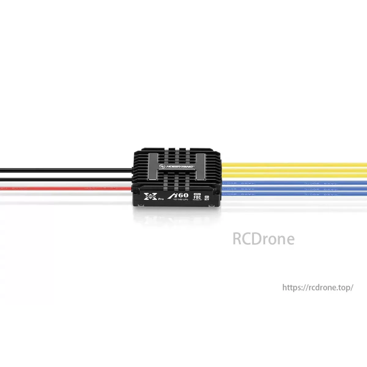Контроллер скорости Hobbywing XRotor H60A (2в1) 14S FOC/BLDC V1 ESC 15A/60A CAN для дронов Контроллер скорости Hobbywing XRotor H60A (2в1) 14S FOC/BLDC V1 ESC 15A/60A CAN для дронов