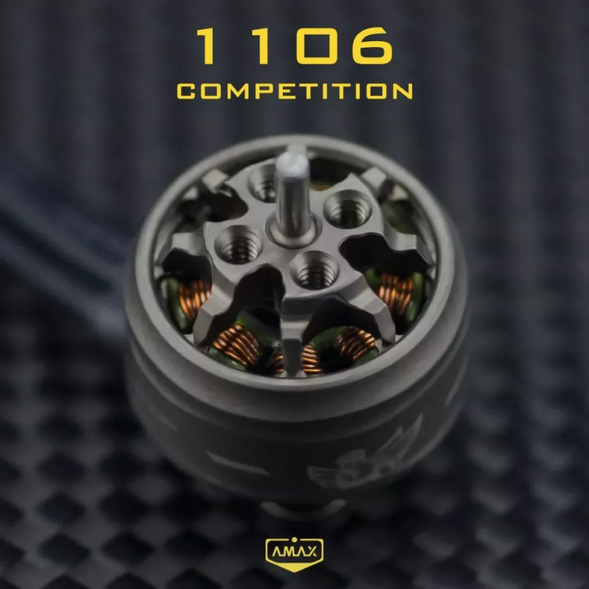 Бесколлекторный мотор AMAX 1106 3300KV-6500KV 1.5мм для 2S-3S FPV Toothpick Cinewhoop дрона Бесколлекторный мотор AMAX 1106 3300KV-6500KV 1.5мм для 2S-3S FPV Toothpick Cinewhoop дрона