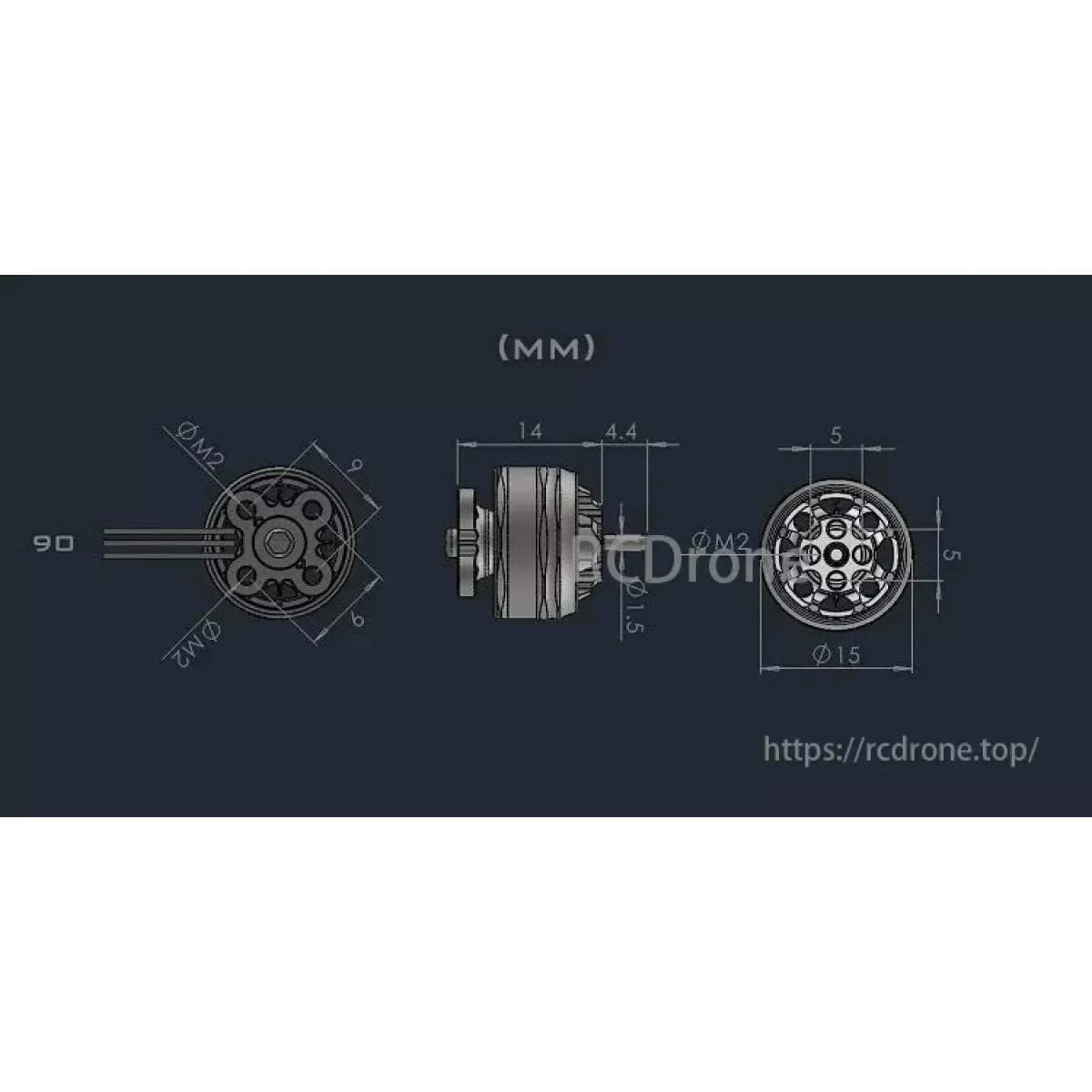 Бесколлекторный мотор AMAX 1106 3300KV-6500KV 1.5мм для 2S-3S FPV Toothpick Cinewhoop дрона Бесколлекторный мотор AMAX 1106 3300KV-6500KV 1.5мм для 2S-3S FPV Toothpick Cinewhoop дрона