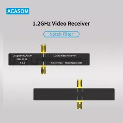Режекторный фильтр TBS 1,2/1,3 ГГц для VRX (868/915 МГц), улучшает прием видеосигнала