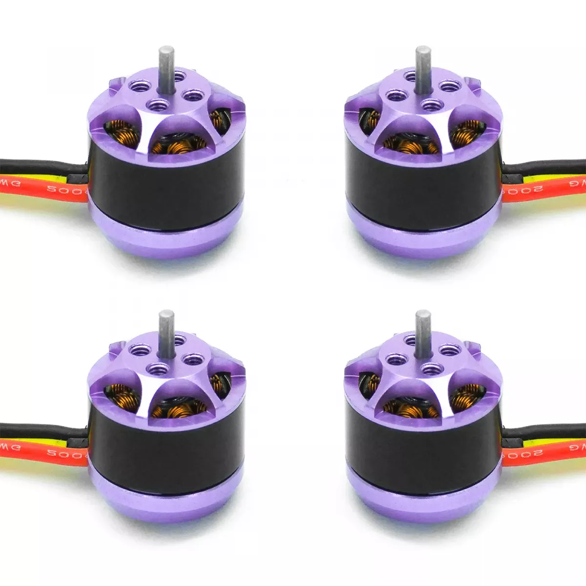 Набор 4шт SpeedyFPV 1106 4000KV 1.5мм бесколлекторный мотор 3S 4S для FPV дрона 2-3 дюйма Набор 4шт SpeedyFPV 1106 4000KV 1.5мм бесколлекторный мотор 3S 4S для FPV дрона 2-3 дюйма