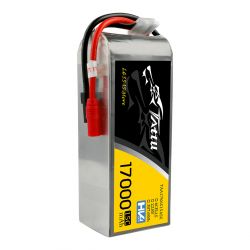 Аккумулятор Tattu G-Tech 22.8V 15C 6S 17000mAh LiPo с разъёмами AS150+XT150 для БПЛА