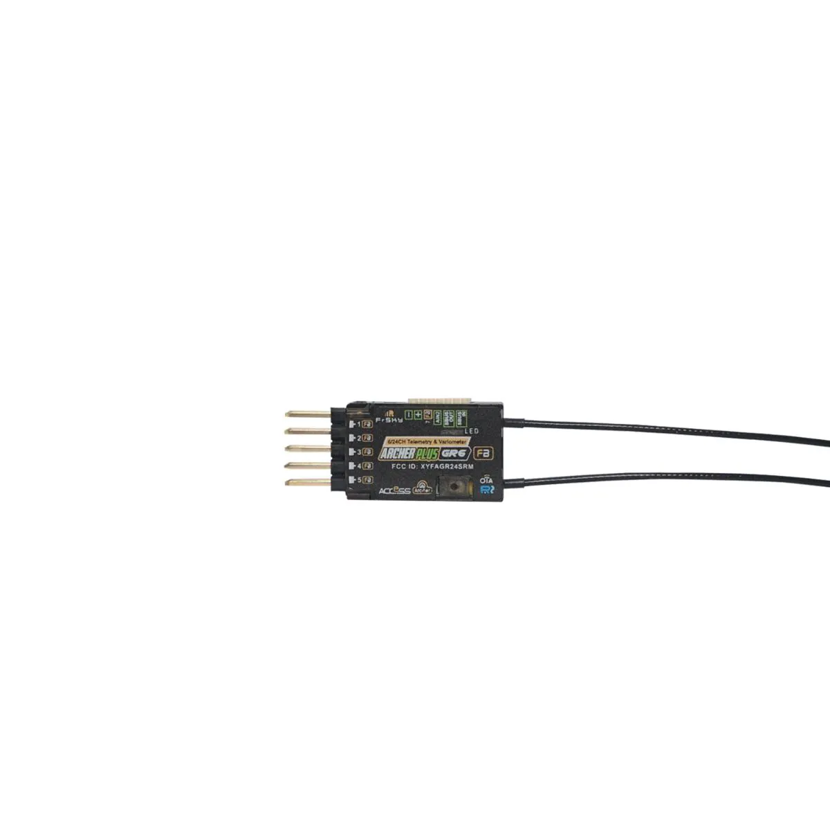 Приёмник FrSky ARCHER PLUS GR6/GR6FB – 6 PWM каналов, 2.4GHz, ACCESS/ACCST D16 Приёмник FrSky ARCHER PLUS GR6/GR6FB – 6 PWM каналов, 2.4GHz, ACCESS/ACCST D16
