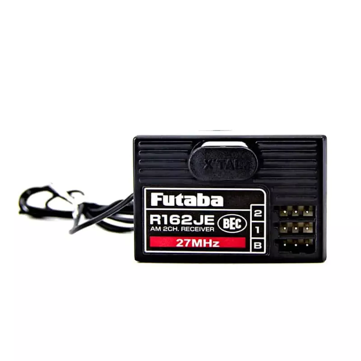 Futaba R162JE (27 МГц без XTAL) AM 27 МГц 2-канальный приёмник для авиамоделей Futaba R162JE (27 МГц без XTAL) AM 27 МГц 2-канальный приёмник для авиамоделей
