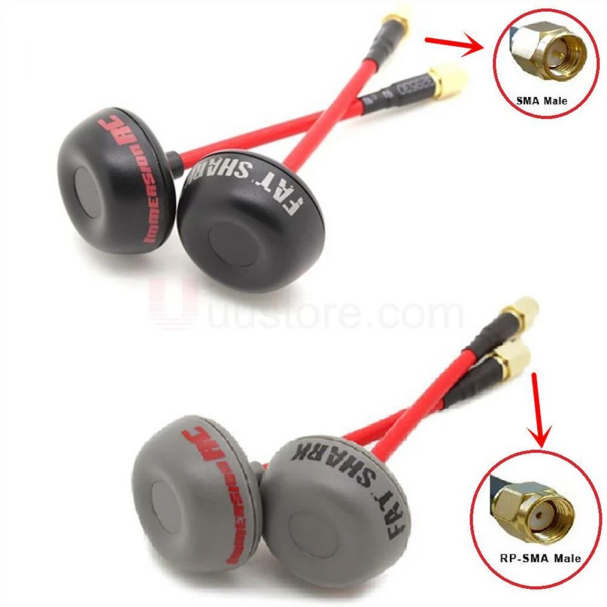 Набор из 2 антенн Fatshark ImmersionRC SpiroNet 5,8 ГГц RHCP TX/RX для квадрокоптеров DJI, QAV250, CX20, Walkera Набор из 2 антенн Fatshark ImmersionRC SpiroNet 5,8 ГГц RHCP TX/RX для квадрокоптеров DJI, QAV250, CX20, Walkera