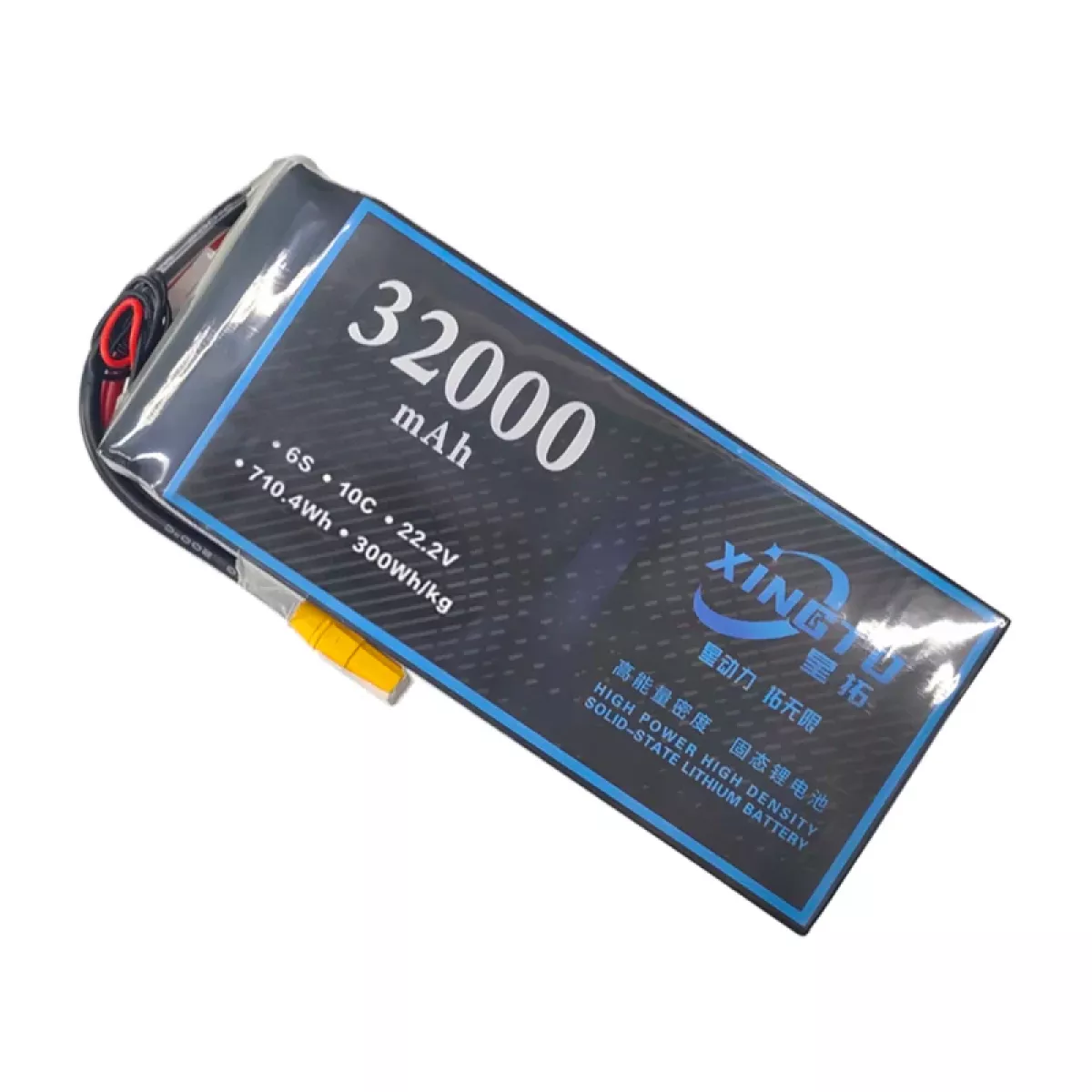 XINGTO 22.2V 6S 32000mAh 10C LiPo — высокоплотный полутвердотельный аккумулятор для БПЛА XINGTO 22.2V 6S 32000mAh 10C LiPo — высокоплотный полутвердотельный аккумулятор для БПЛА